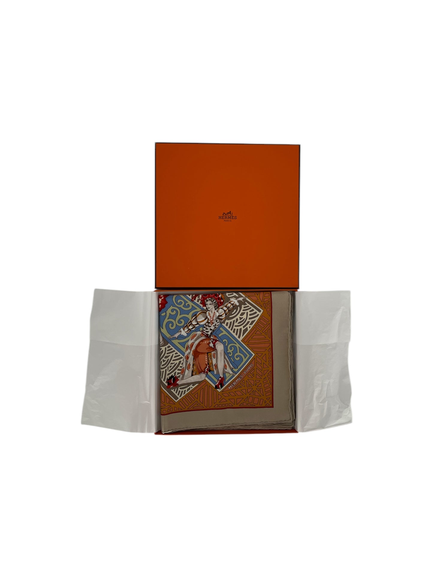 Hermes "Les Ballets Russes" Silk Scarf By Annie Faivre