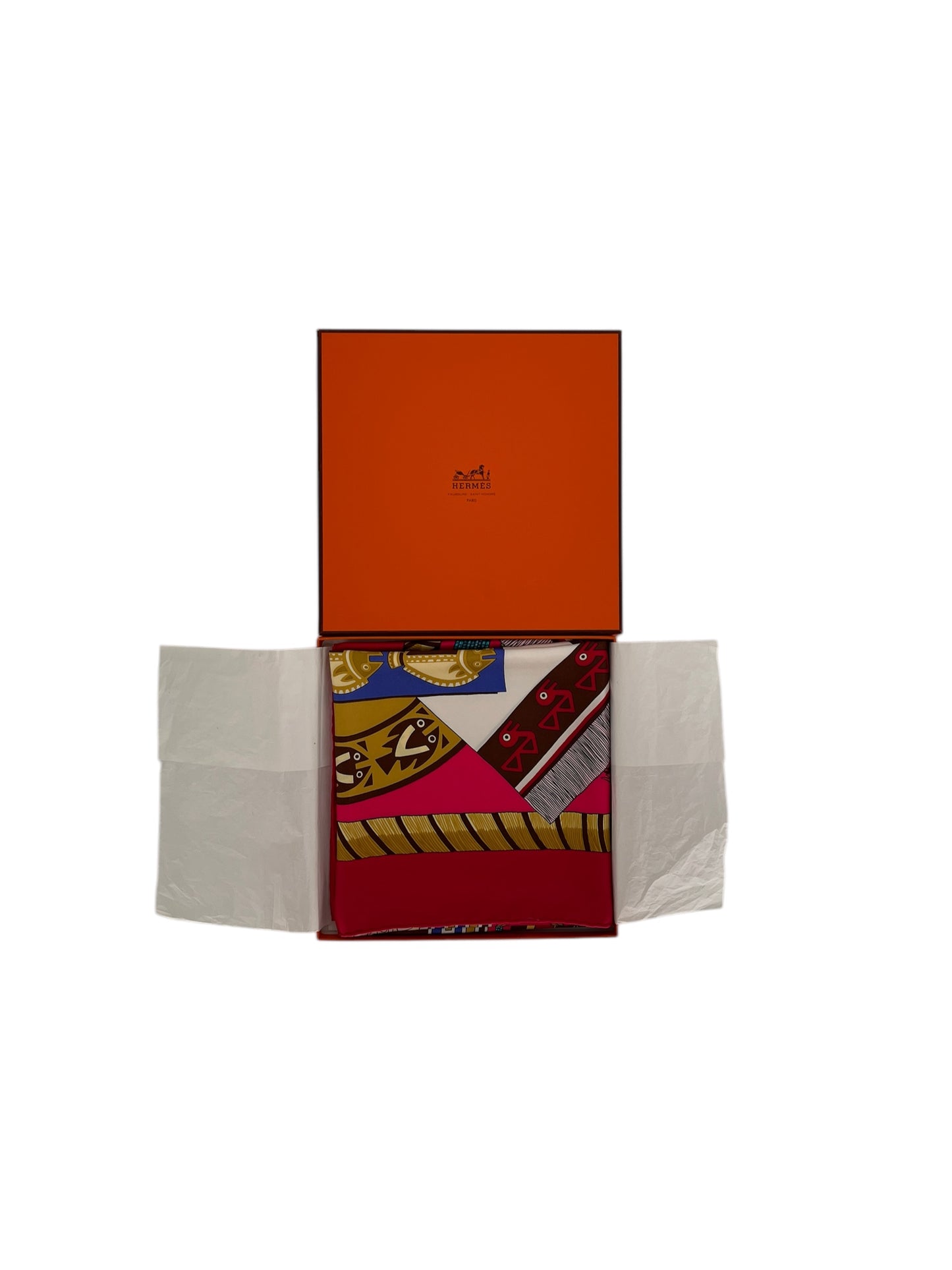 Hermes "Huaca Piru" Silk Scarf By Sophie Koechlin