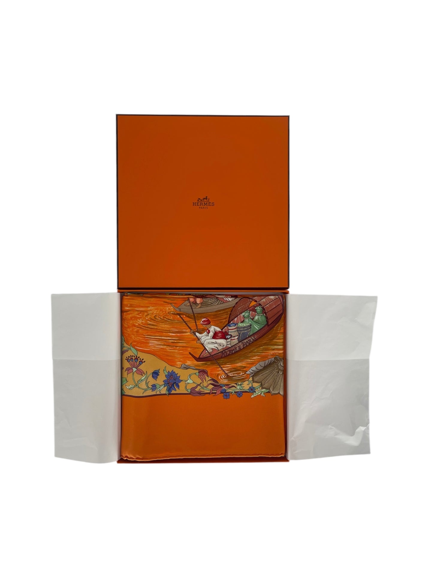 Hermes "Sarasvati" Silk Scarf Designed By Zoe Pauwels