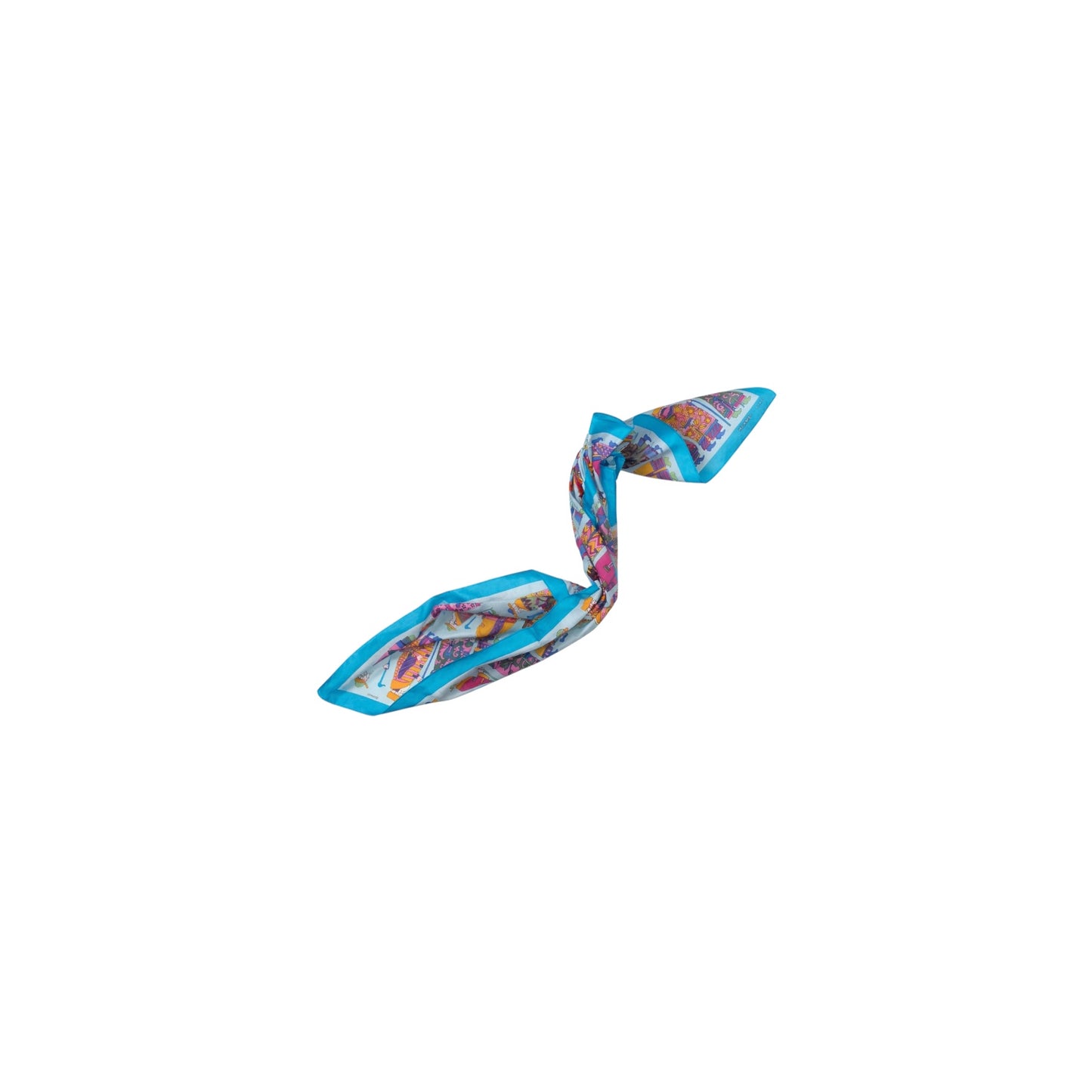Hermes ‘Parade de Moscou’ Cotton Mousseline Scarf Designed By Dimitri Rybaltchenko