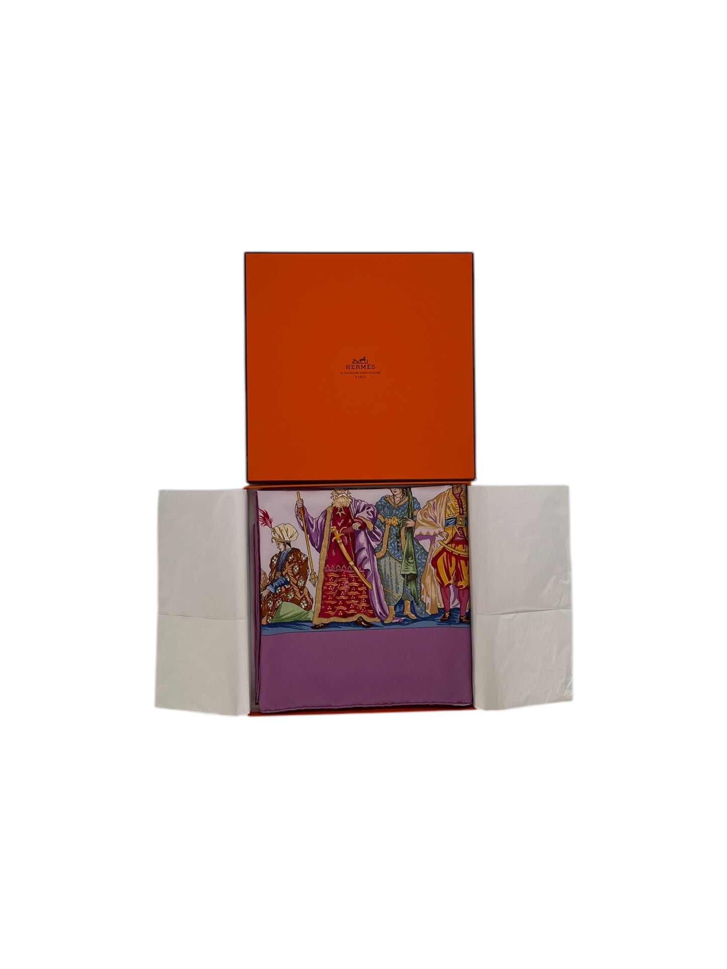 Hermes "Turqueries En L'honneur De Mr De Troy" Silk Scarf By Jean Christophe Donnadieu