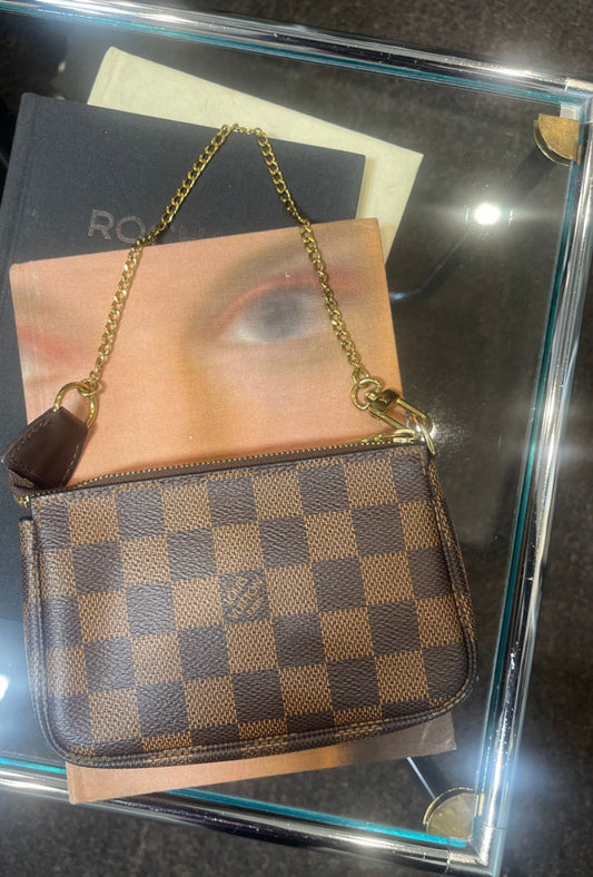 Louis Vuitton Brown Damier Ebene Mini Pochette