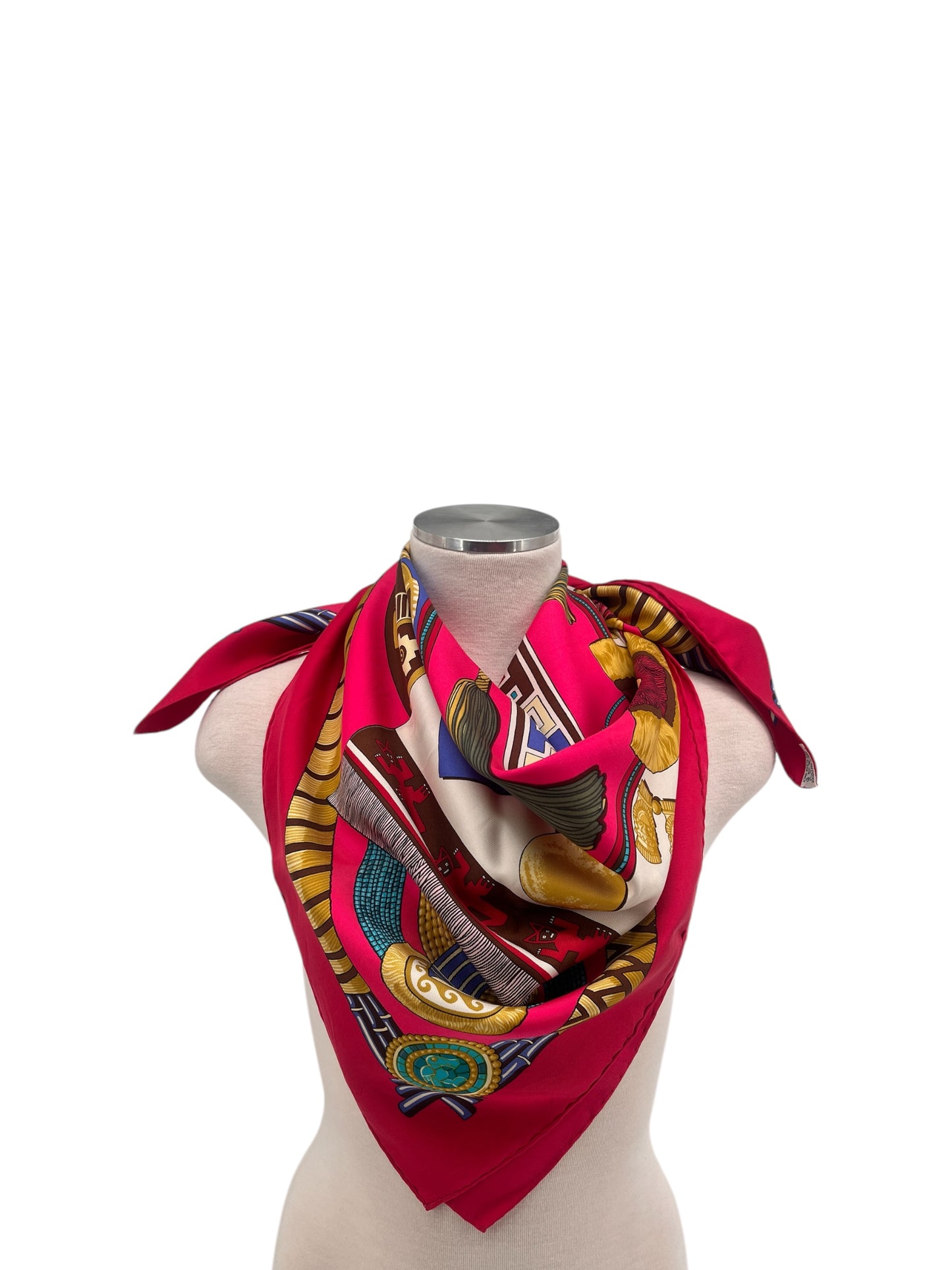 Hermes "Huaca Piru" Silk Scarf By Sophie Koechlin