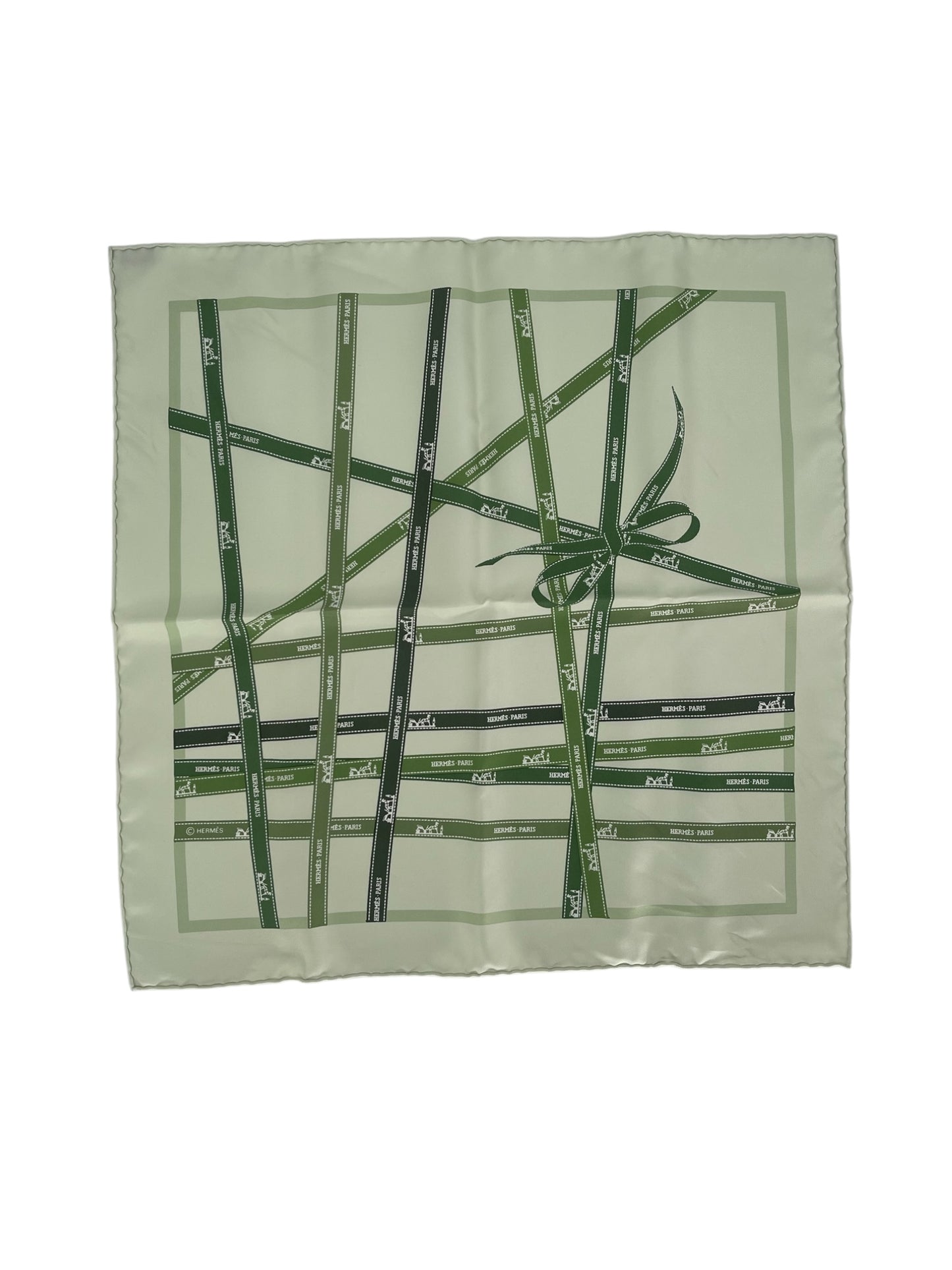 Hermes "Bolduc" Logo Scarf By Caty Latham