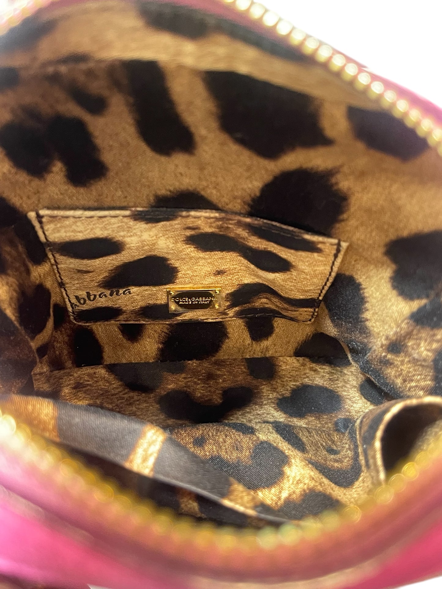 Dolce & Gabbana Pink Leather Crossbag