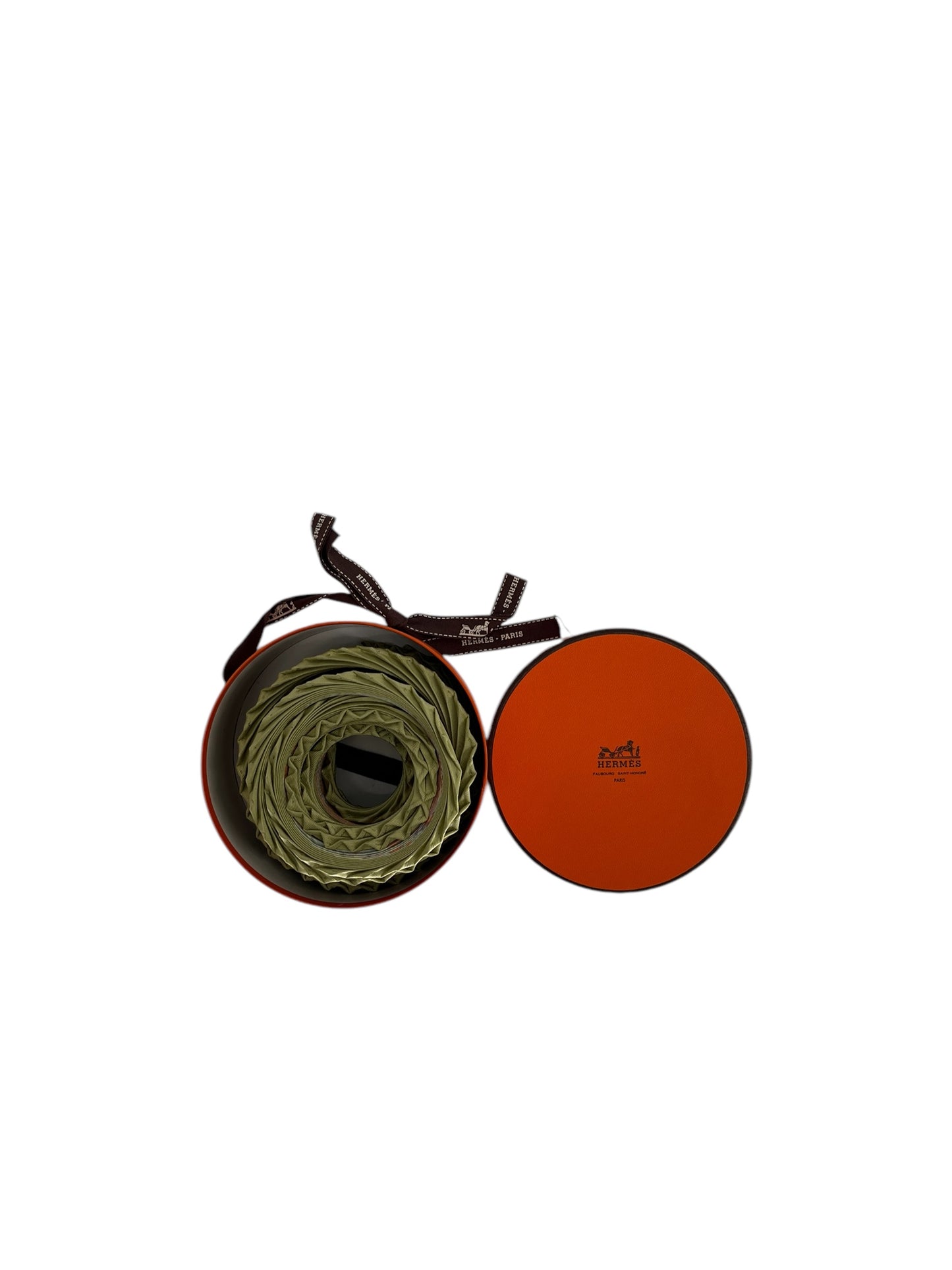 Hermes "Kuggor Tree" Plisse Silk Scarf By Sefedin Kwumi