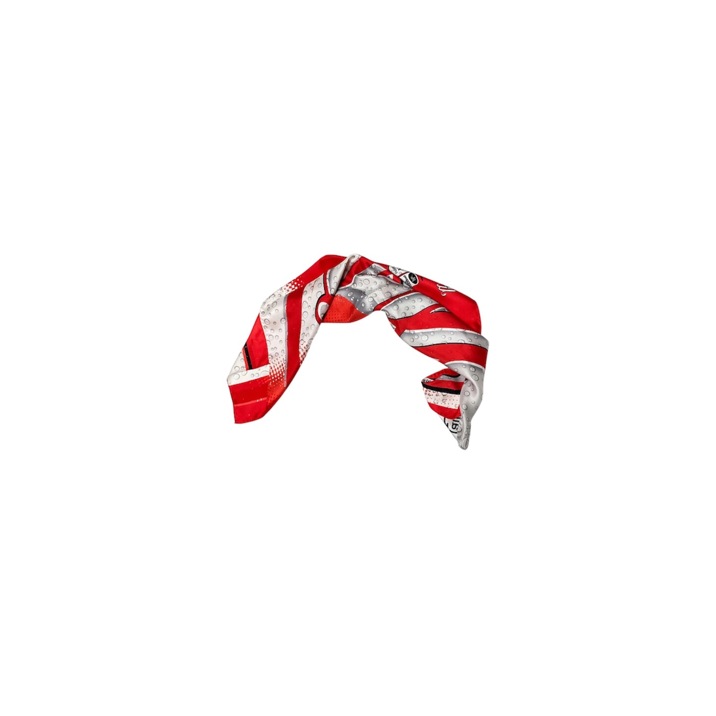 Moschino Silk Scarf Playful Graphic Print Statement Square