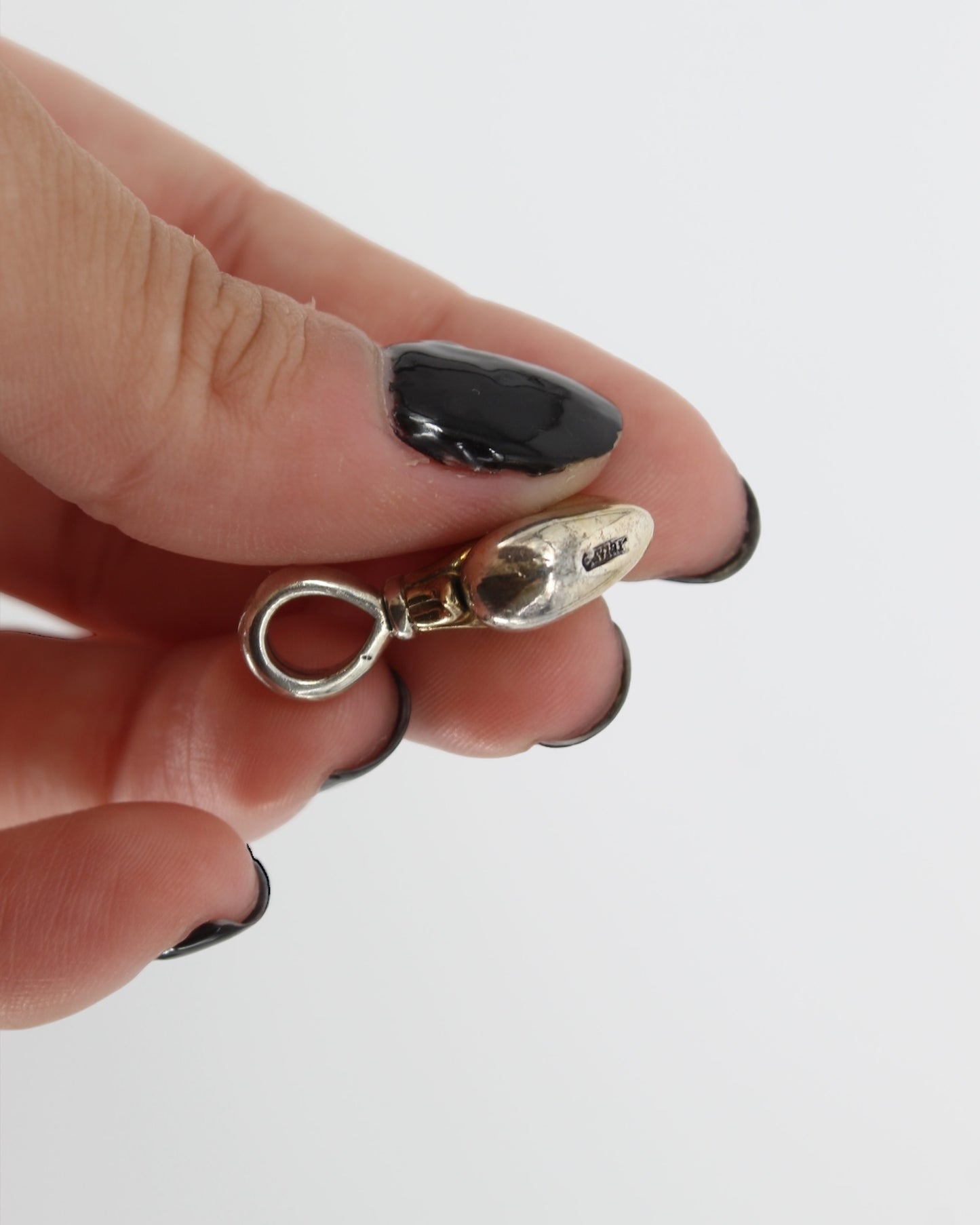 Lagos Sterling Silver 925/18k Flower Heart Pendant