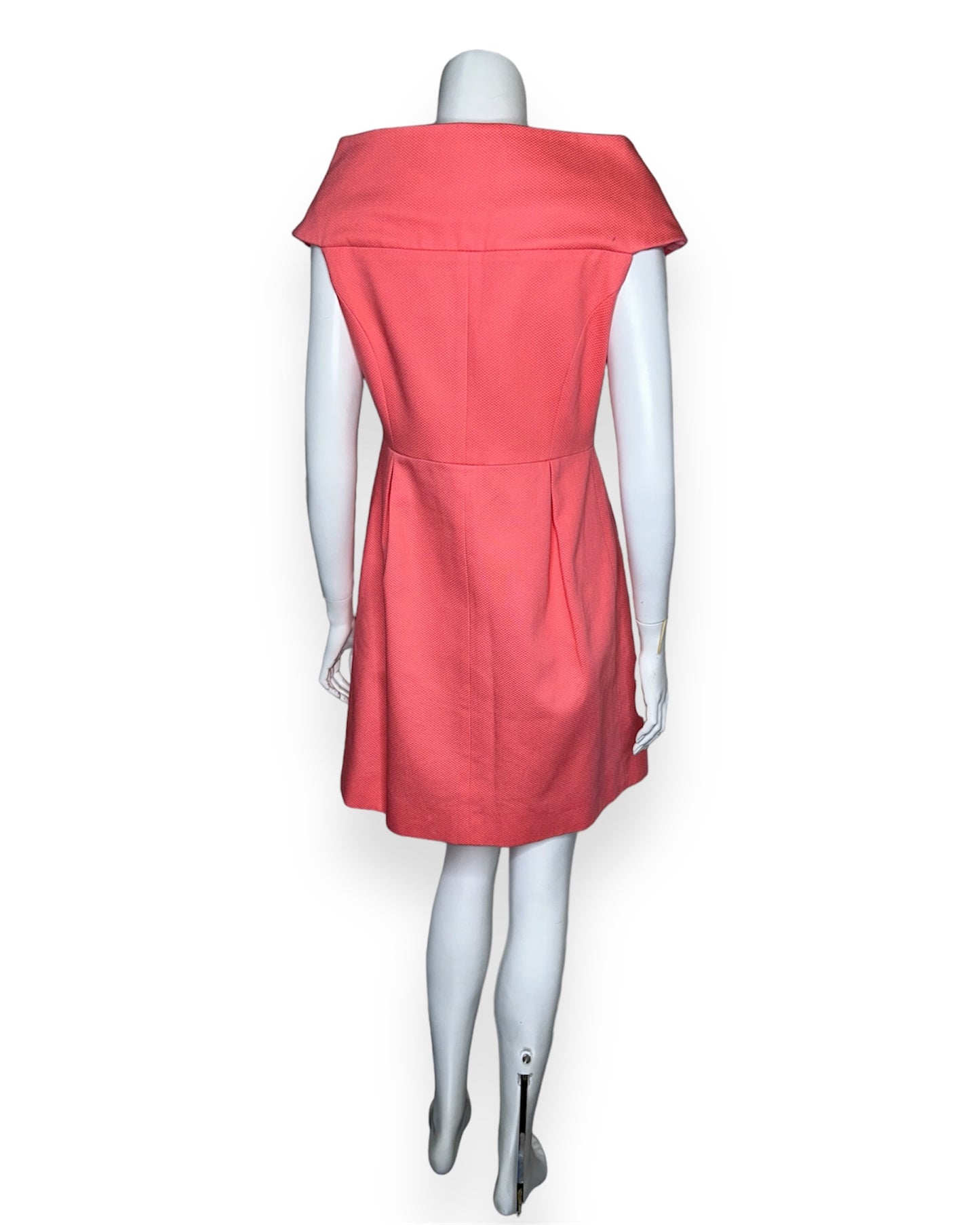 Lee Anderson Couture Peach Sleeveless Dress Size 4