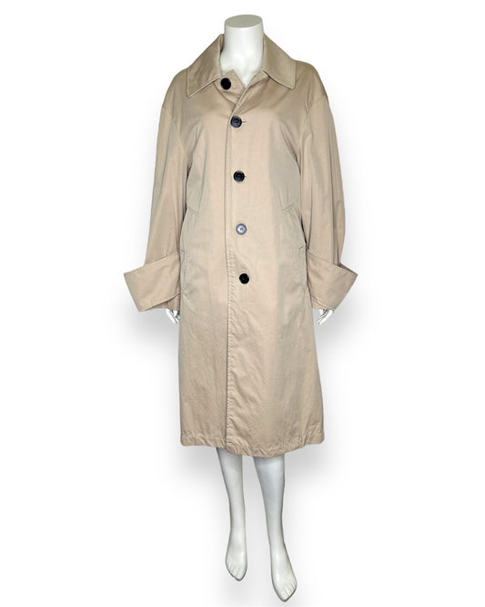 Burberry London Khaki Cotton Coat Size XS
