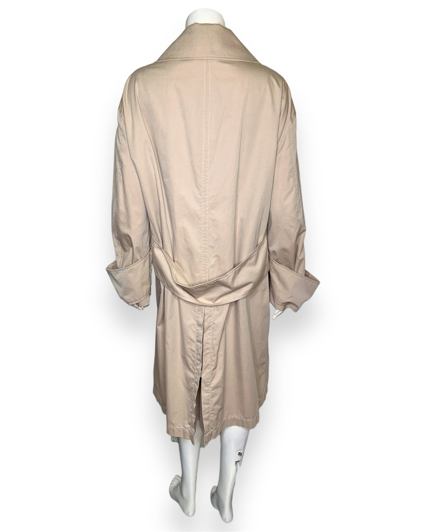 Burberry London Khaki Cotton Coat Size XS