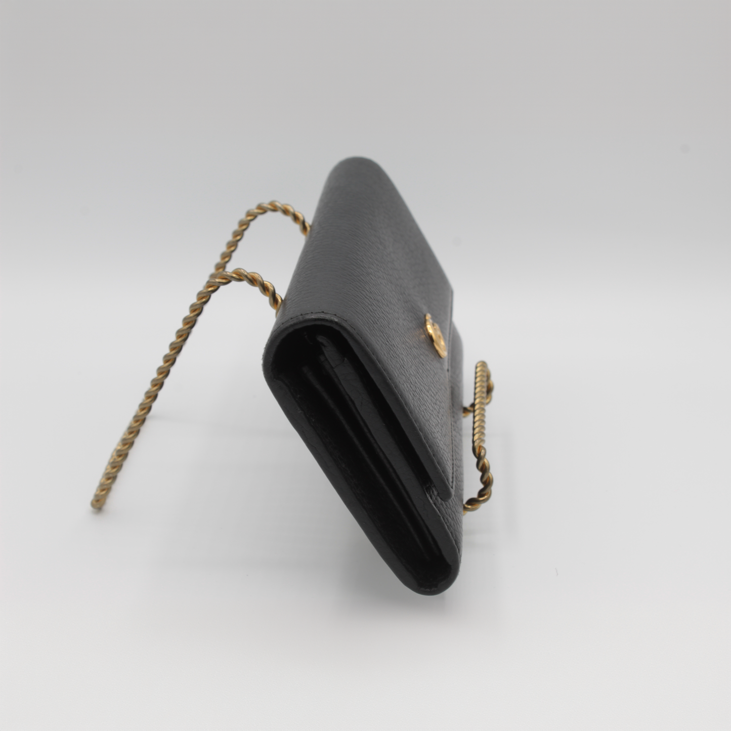 GG Marmont Black Leather Continental Wallet