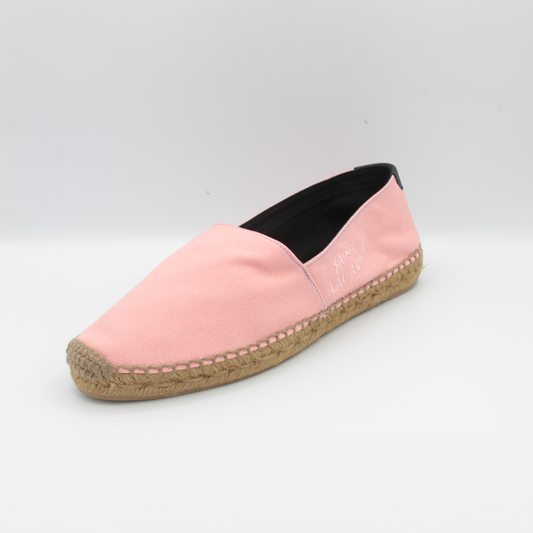 Saint Laurent Pink Canvas Espadrilles Size 40
