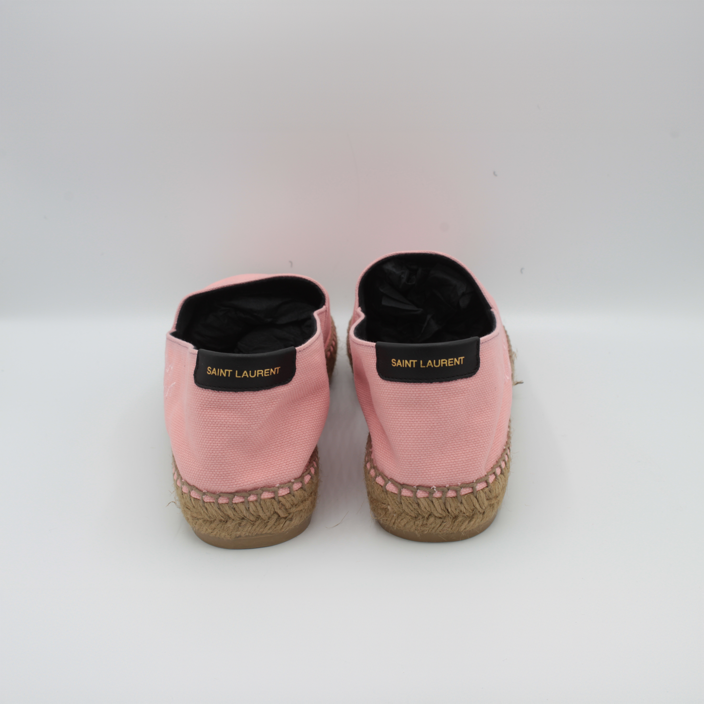 Saint Laurent Pink Canvas Espadrilles Size 40
