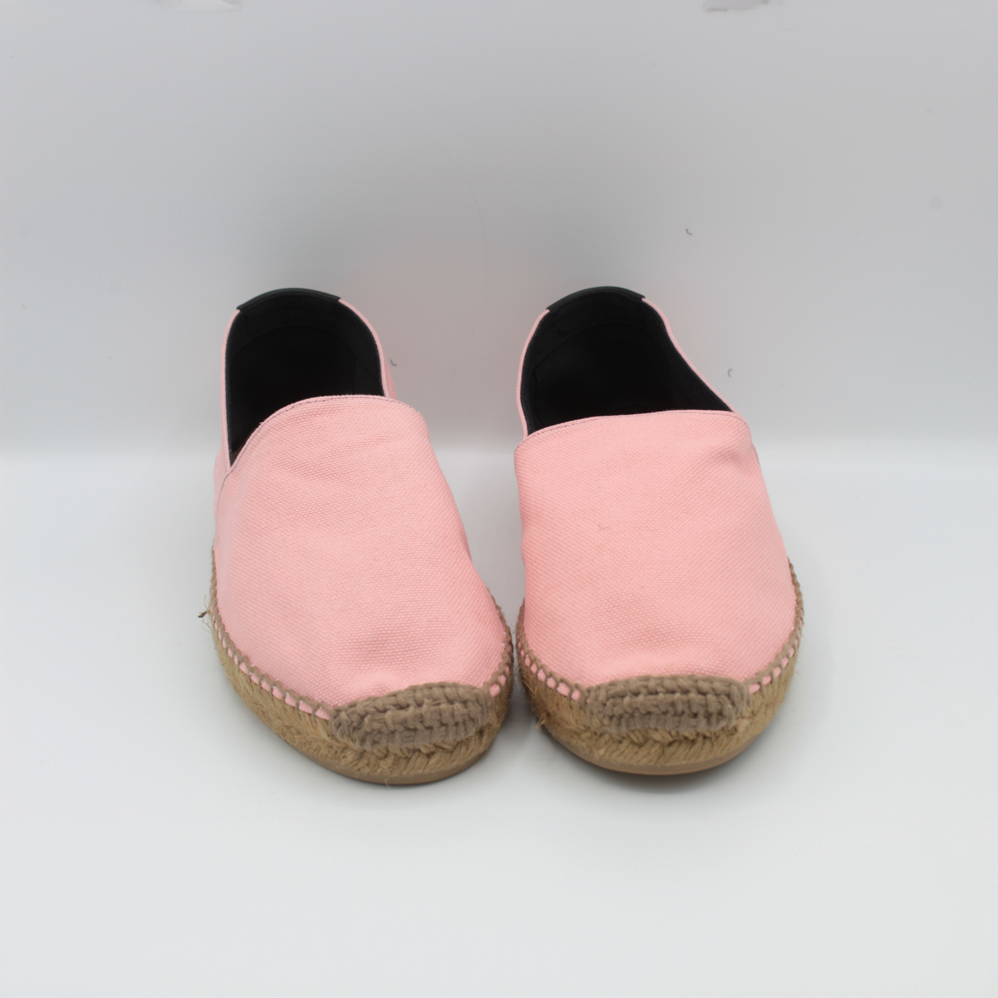 Saint Laurent Pink Canvas Espadrilles Size 40