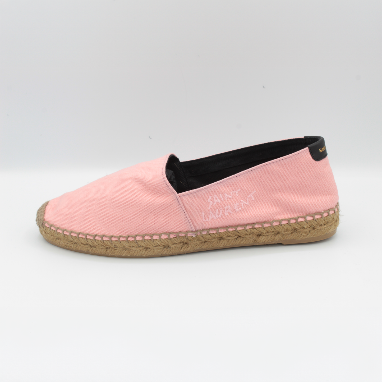 Saint Laurent Pink Canvas Espadrilles Size 40