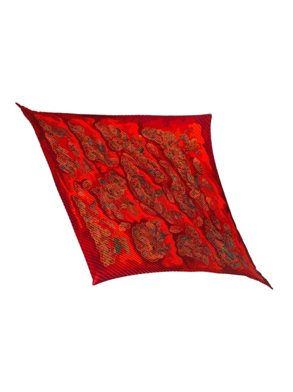 Hermes "Nuees Imaginares" Plisse Silk Scarf By Christine Henry
