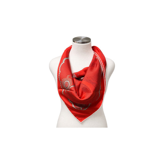 Hermes “Doigts de Fée” Silk Scarf Designed By Cathy Latham