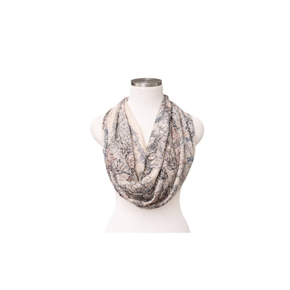 Alexander McQueen Intricate Botanical Skull  Silk Scarf