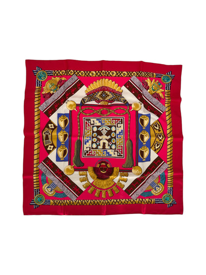 Hermes "Huaca Piru" Silk Scarf By Sophie Koechlin