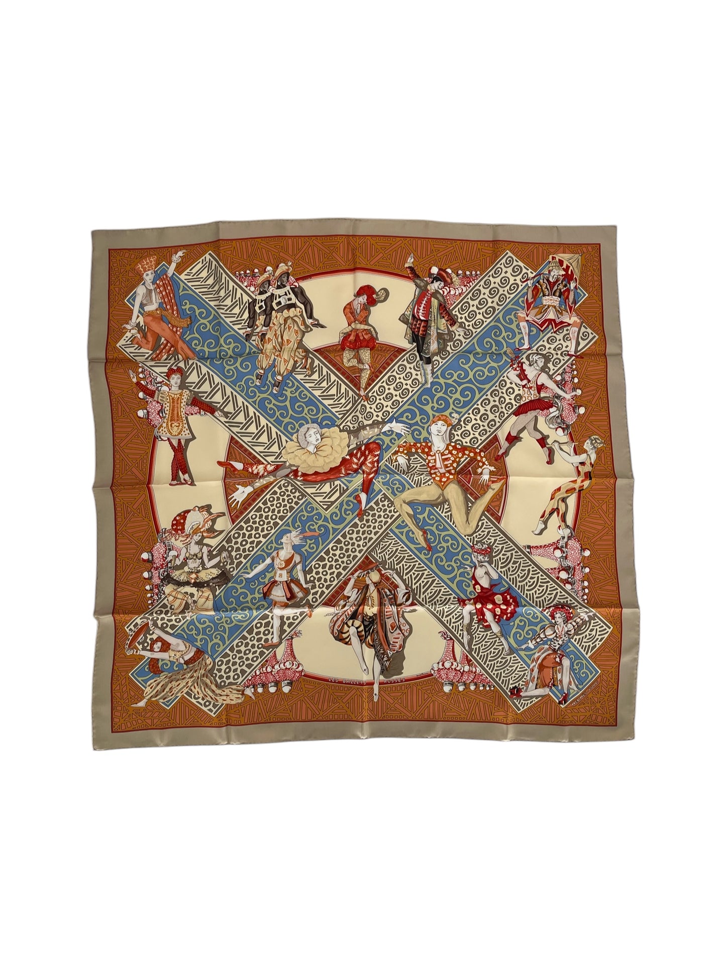 Hermes "Les Ballets Russes" Silk Scarf By Annie Faivre