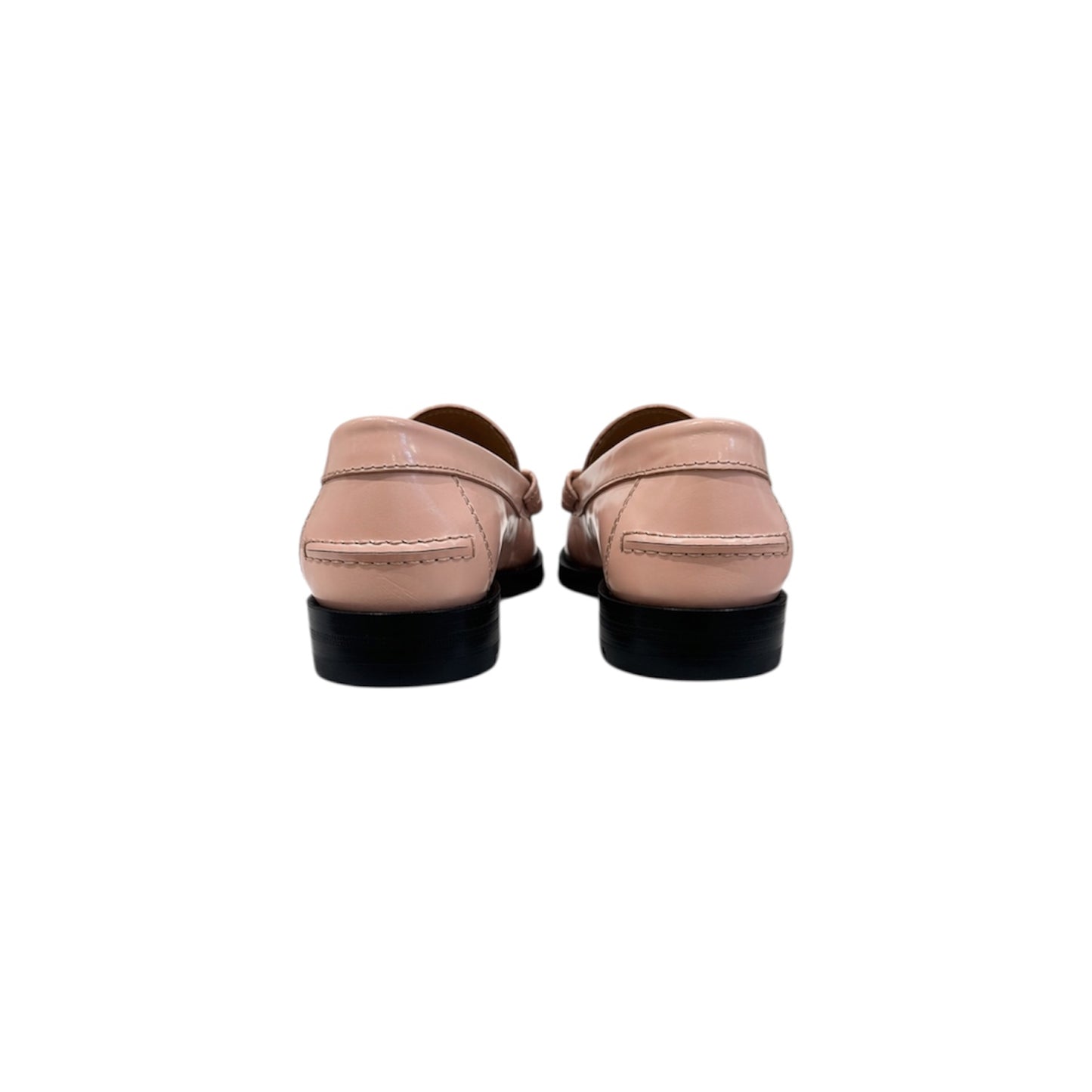 Gucci Pink Leather Loafers Size 37.5 EU