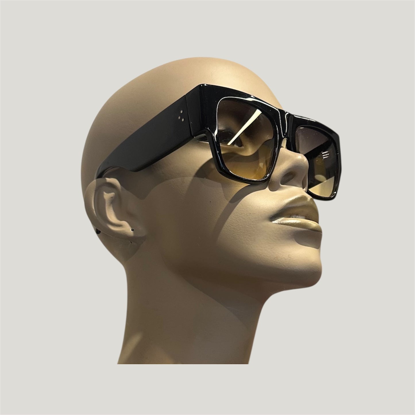 Celine Black Oversized Square Sunglasses