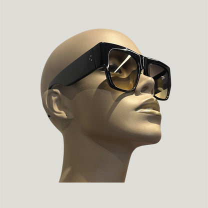 Celine Black Oversized Square Sunglasses