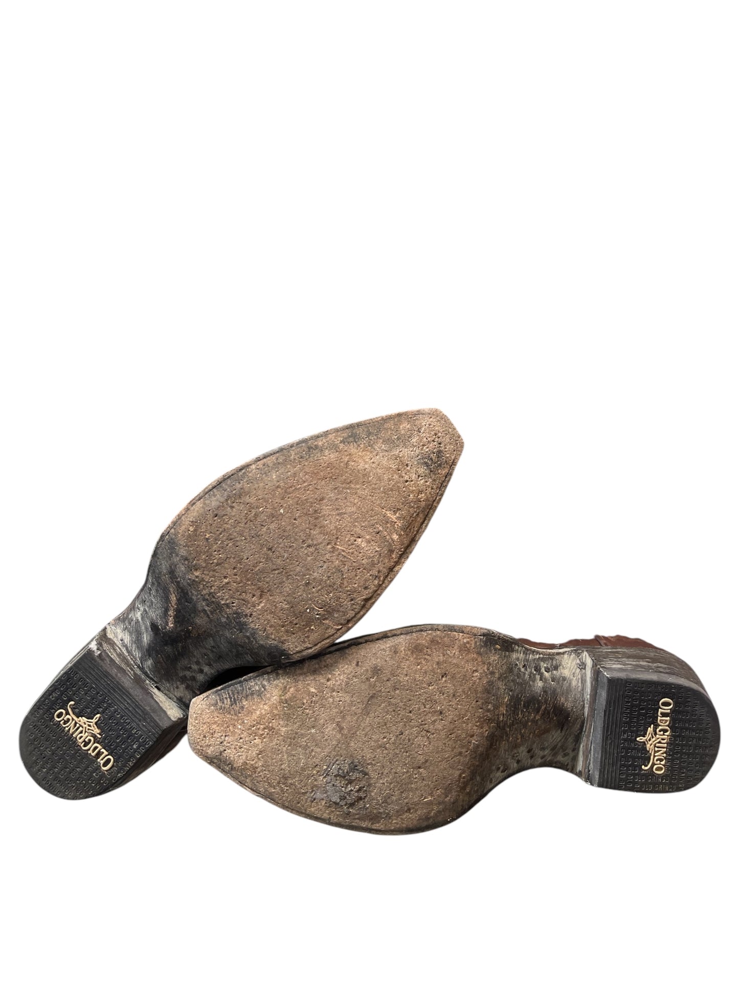 Old Gringo Brown Flower Print Cowboy Boots