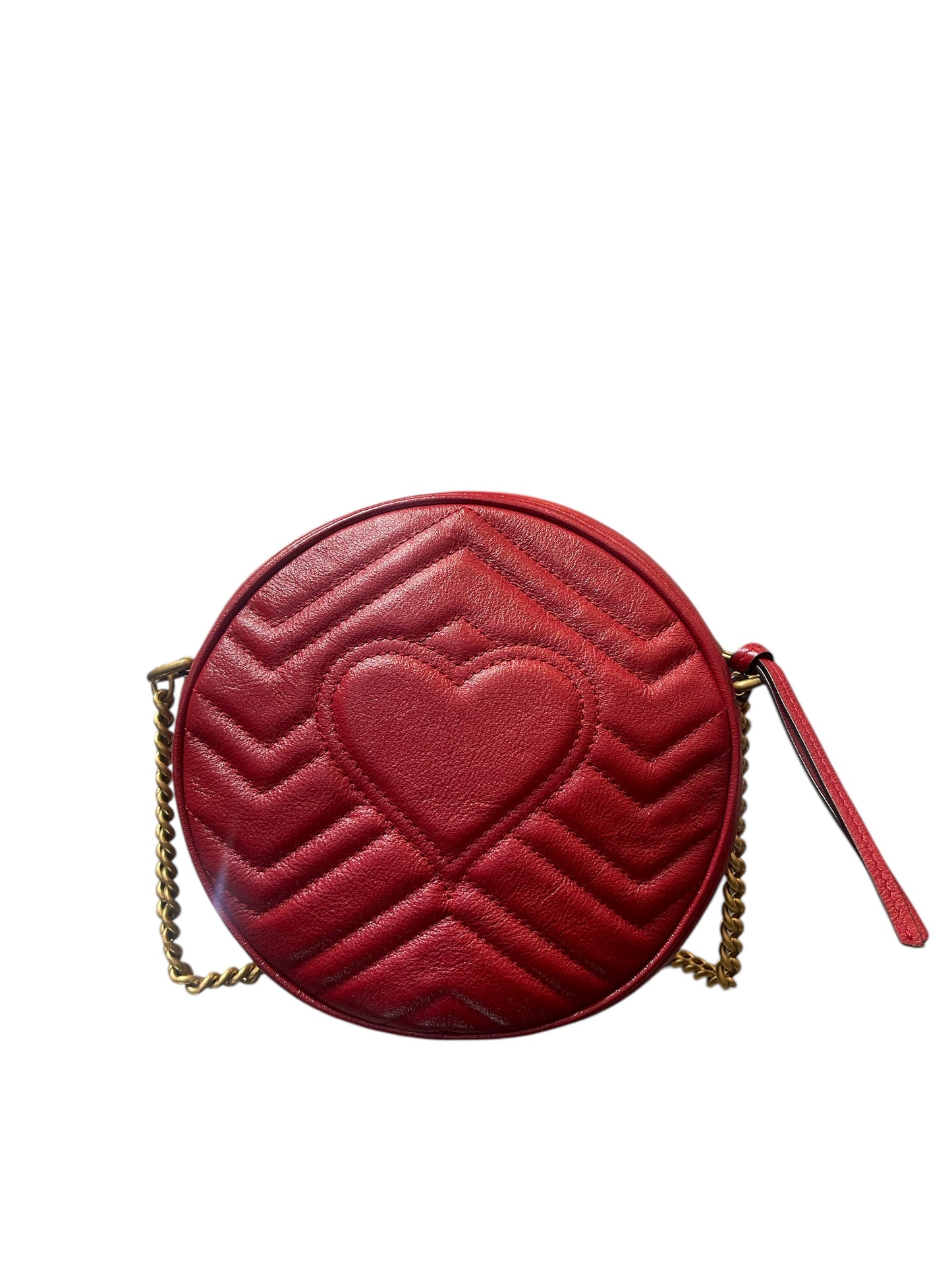 Gucci Dbl G Marmont Mini Red