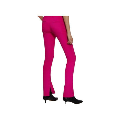 A.C.L. Hot Pink Low Rise Split Hem Flared Pants