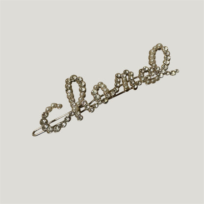 Chanel Crystals And Faux Pearls Barrette