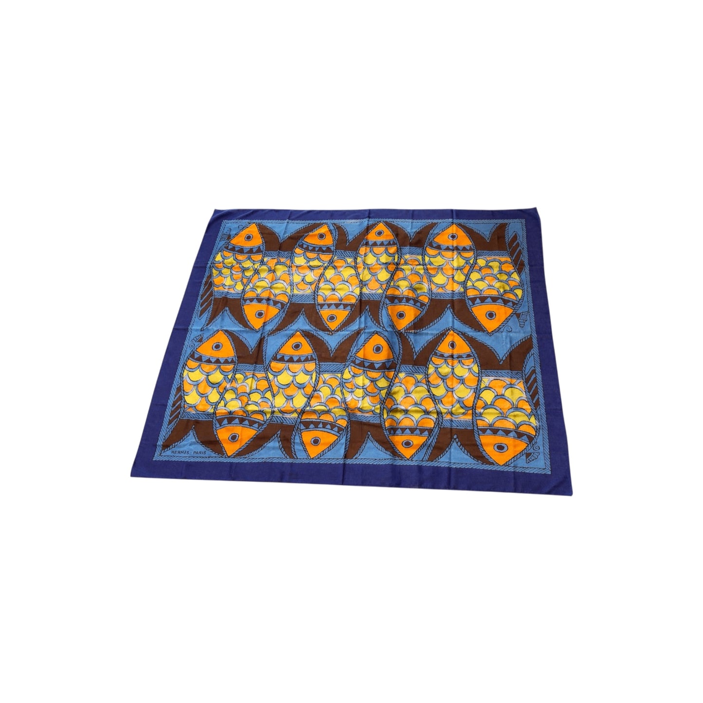 Hermès “Fish Motif” Cotton Pareo