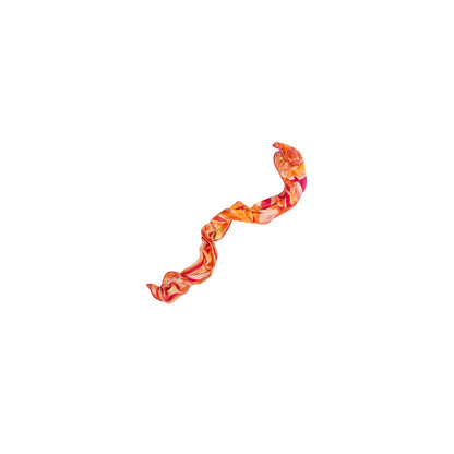 Emilio Pucci Abstract Silk Pink Orange Multicolor Scarf