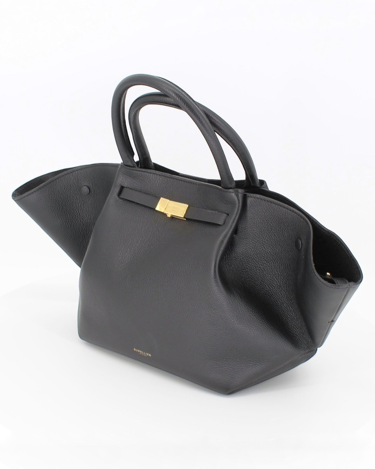 Demelier Black Leather Handbag