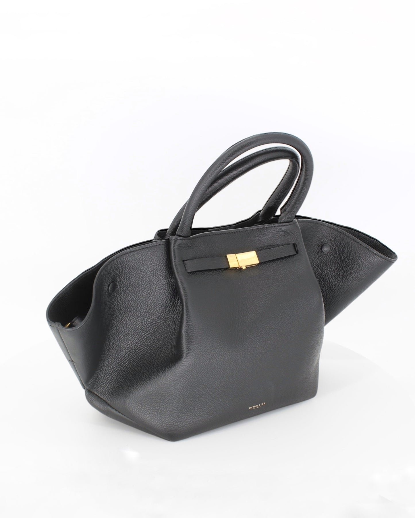 Demelier Black Leather Handbag