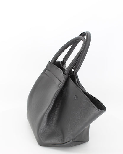 Demelier Black Leather Handbag