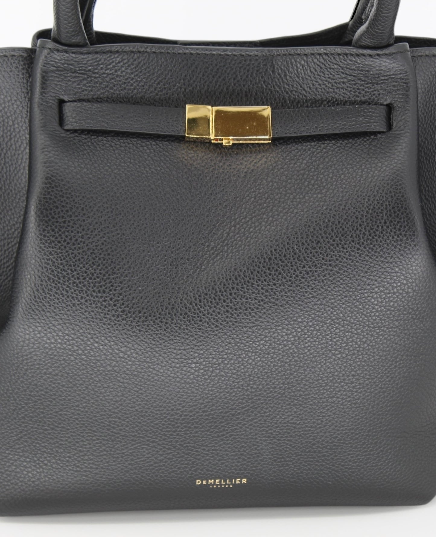 Demelier Black Leather Handbag