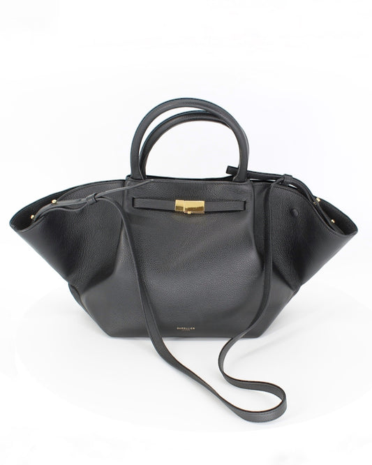 Demelier Black Leather Handbag