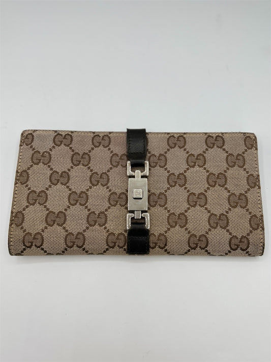 Gucci GG Canvas Jackie Long Wallet