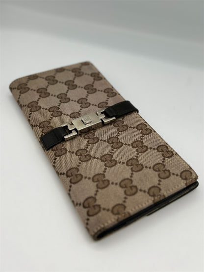 Gucci GG Canvas Jackie Long Wallet