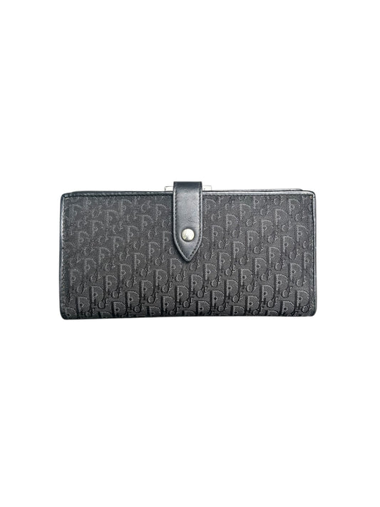 Vintage Black Dior Monogram Wallet