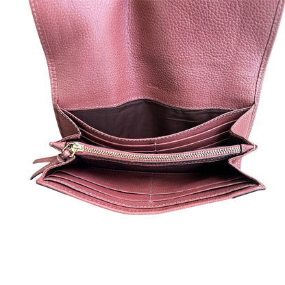 Chloe Pink Leather Continental Wallet