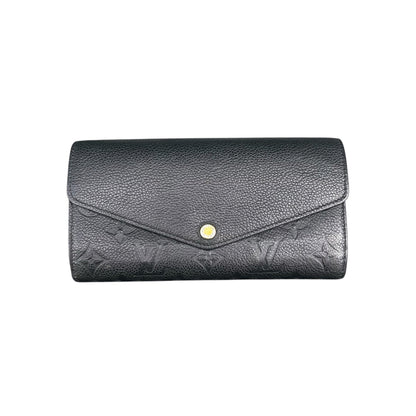 Louis Vuitton Black Leather Empreinte Wallet