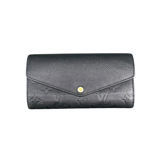 Louis Vuitton Black Leather Empreinte Wallet