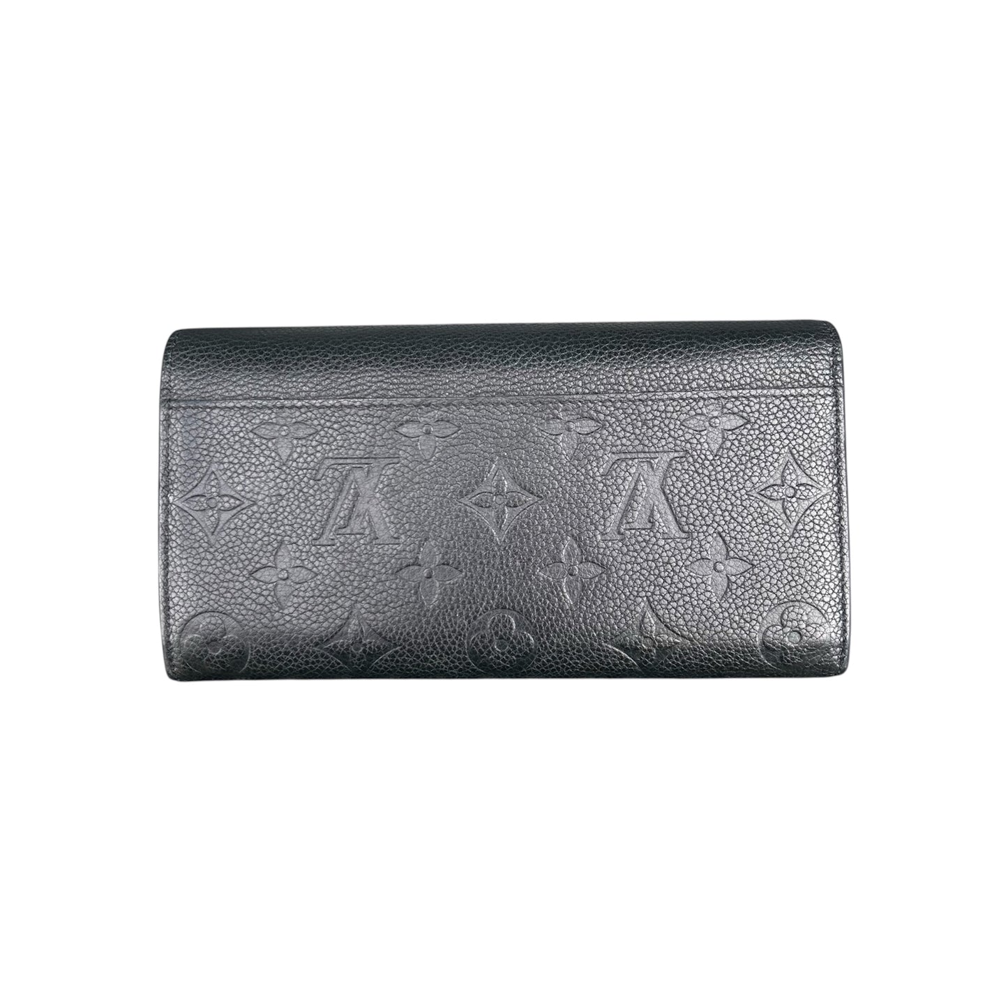 Louis Vuitton Black Leather Empreinte Wallet