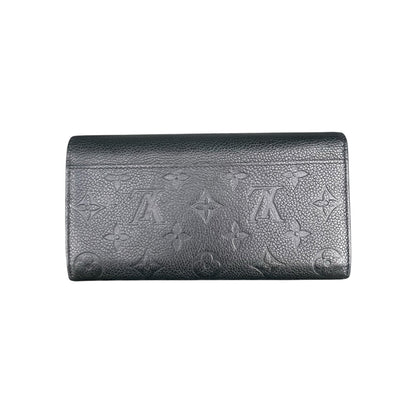 Louis Vuitton Black Leather Empreinte Wallet