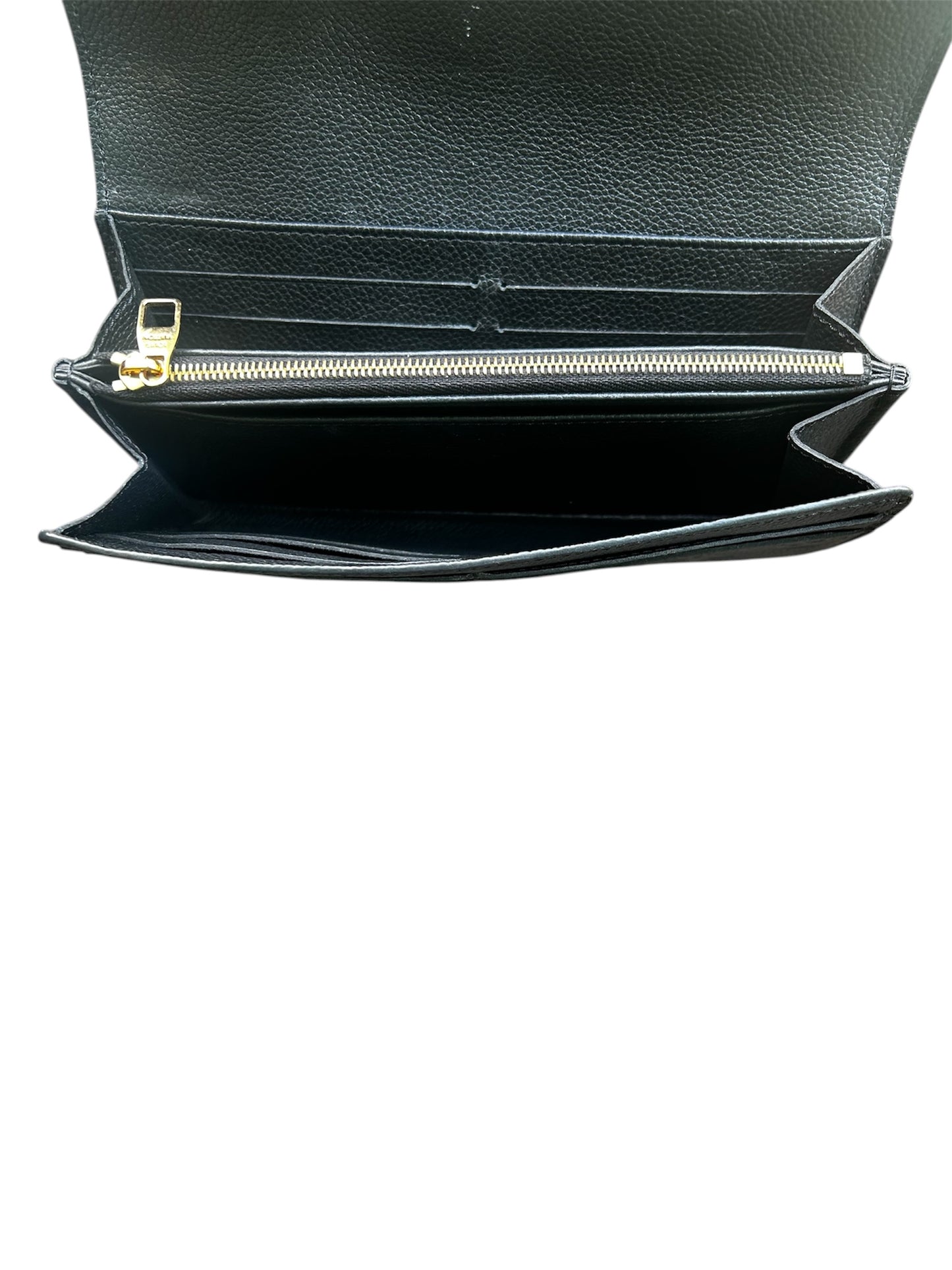 Louis Vuitton Black Leather Empreinte Wallet
