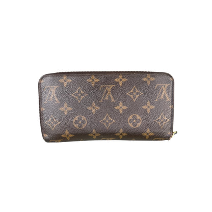 Louis Vuitton Brown Monogram Zip Around Wallet