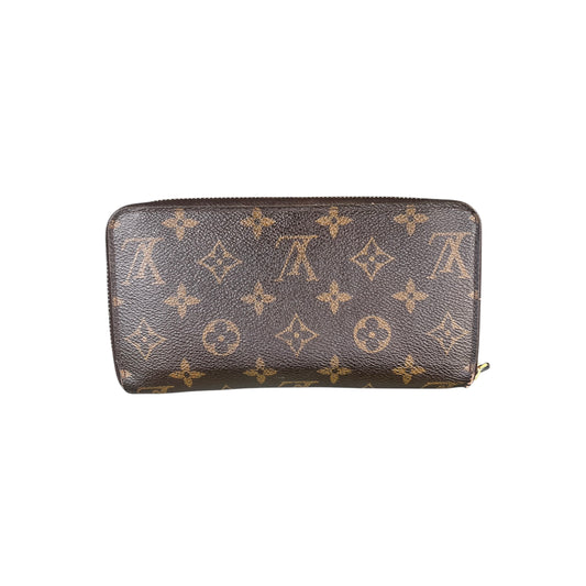 Louis Vuitton Brown Monogram Zip Around Wallet